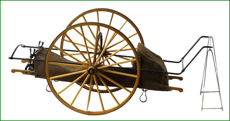 Ziekenhandwagen anno 1880